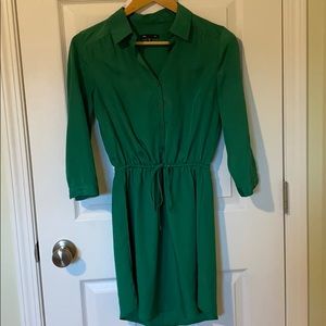 Emerald Green Gap Dress